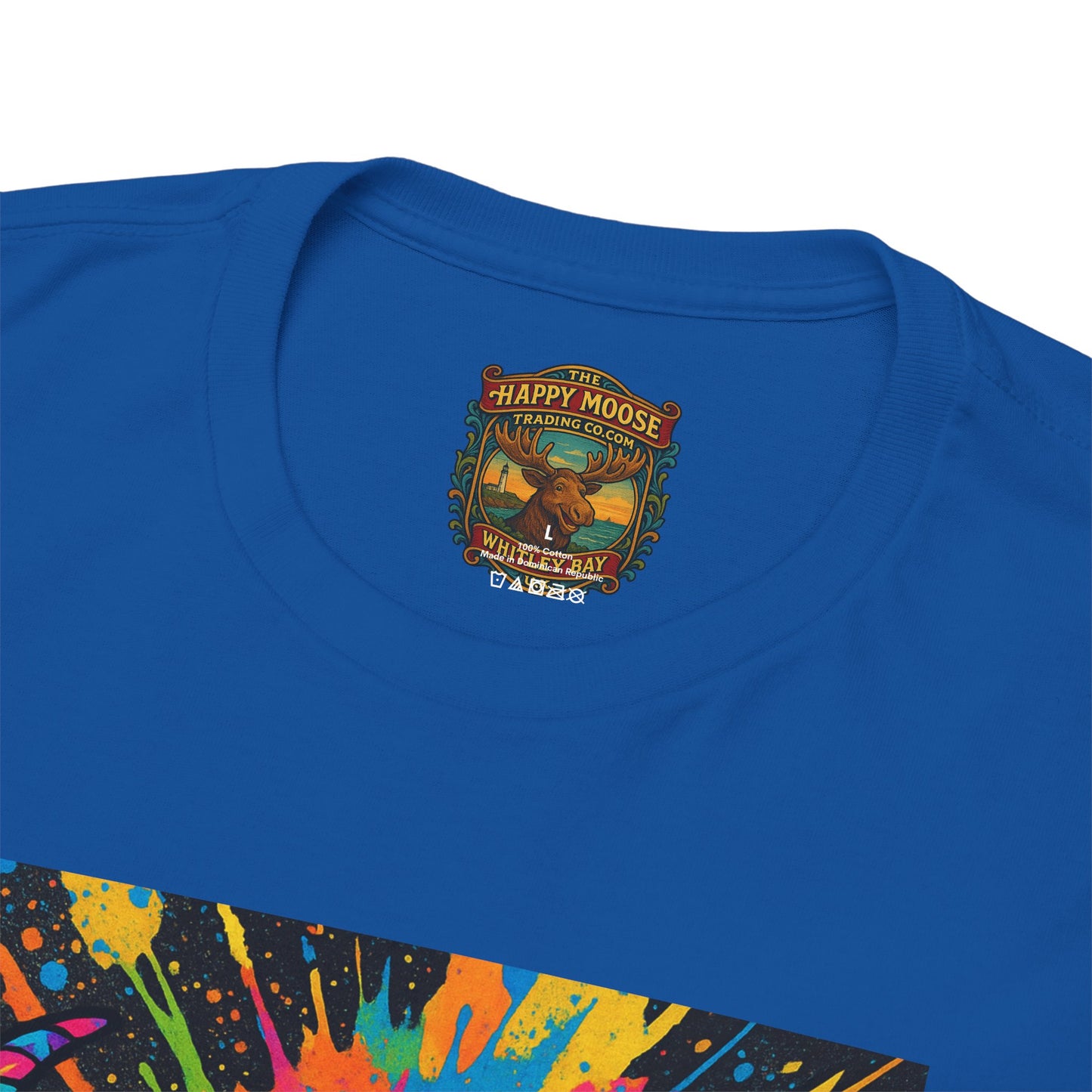 Psychedelic Highland Cow T-Shirt | Retro Rainbow Cow Art 4