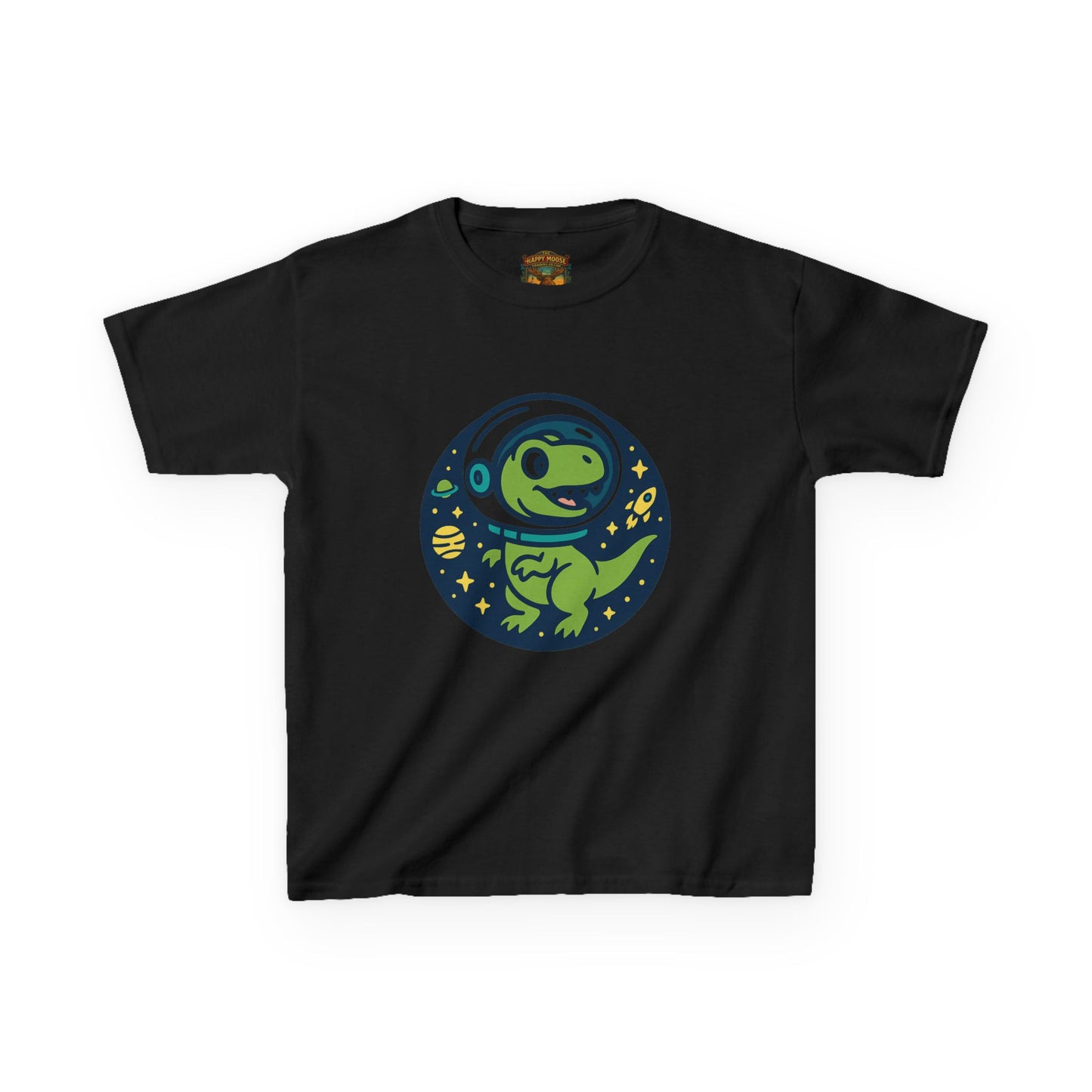 Kids Tee — Space Dino Astronaut Graphic