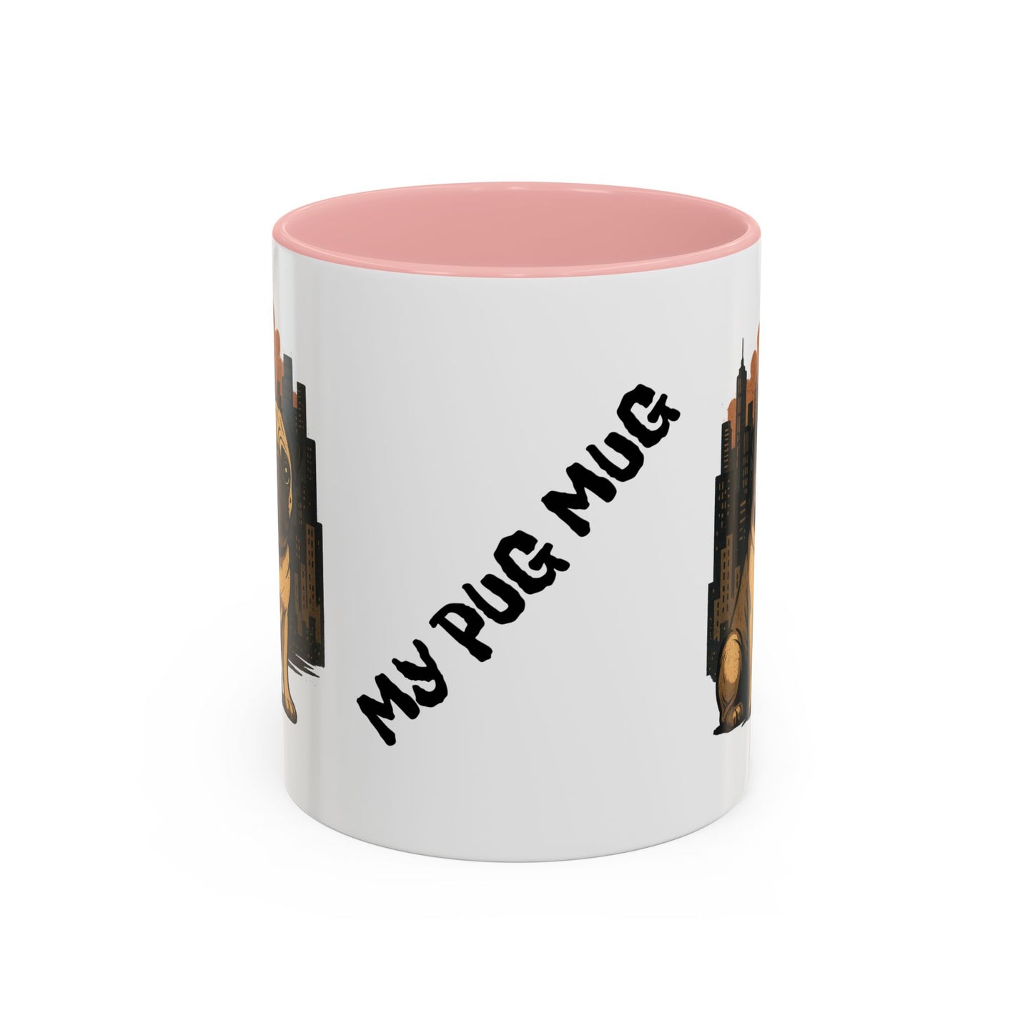 My Pug Mug Coffee Mug — Rustic Mountain Sunset Design