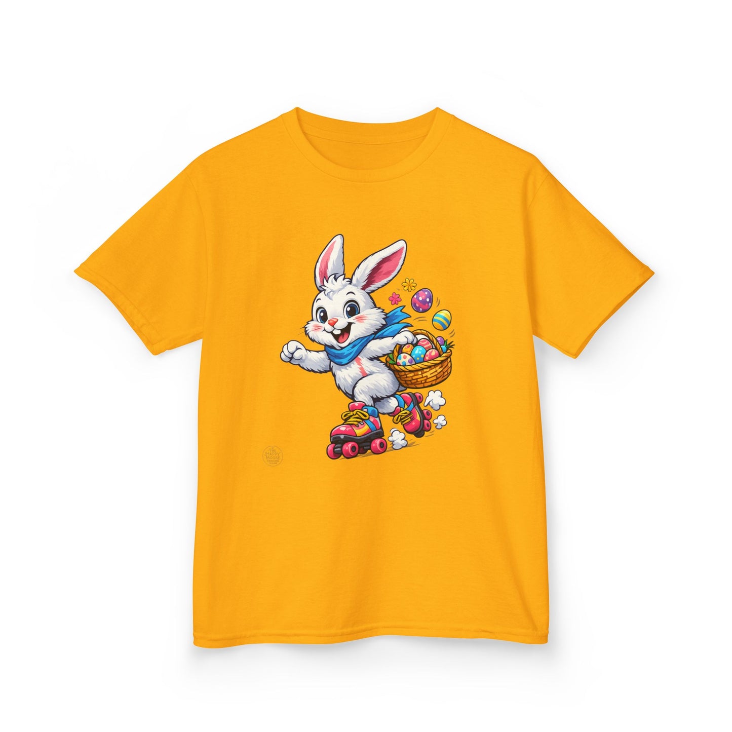 Kids Easter Bunny T-Shirt — Bunny with Easter Eggs Basket