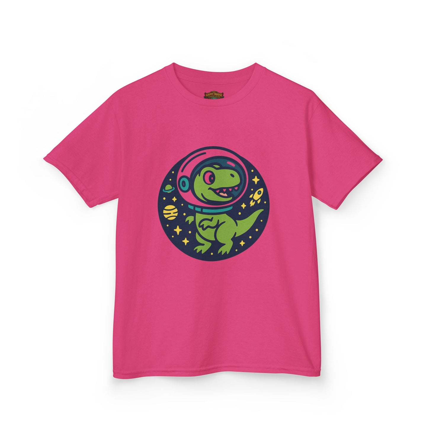 Kids Tee — Space Dino Astronaut Graphic