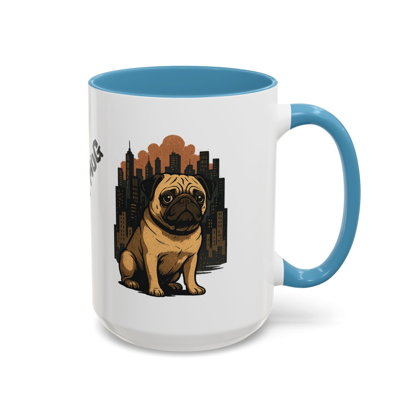 My Pug Mug Coffee Mug — Rustic Mountain Sunset Design