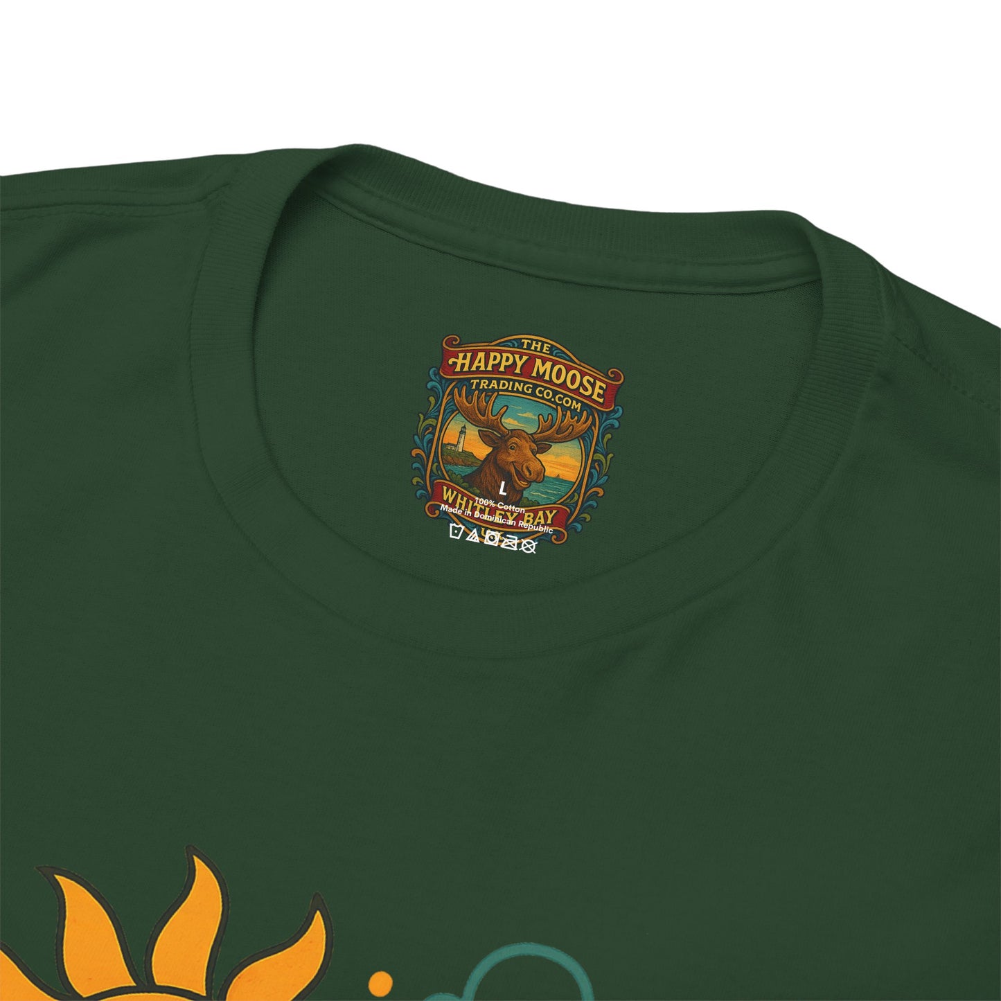 Summer Beach Tee | Surf Waves Palm Tree Graphic