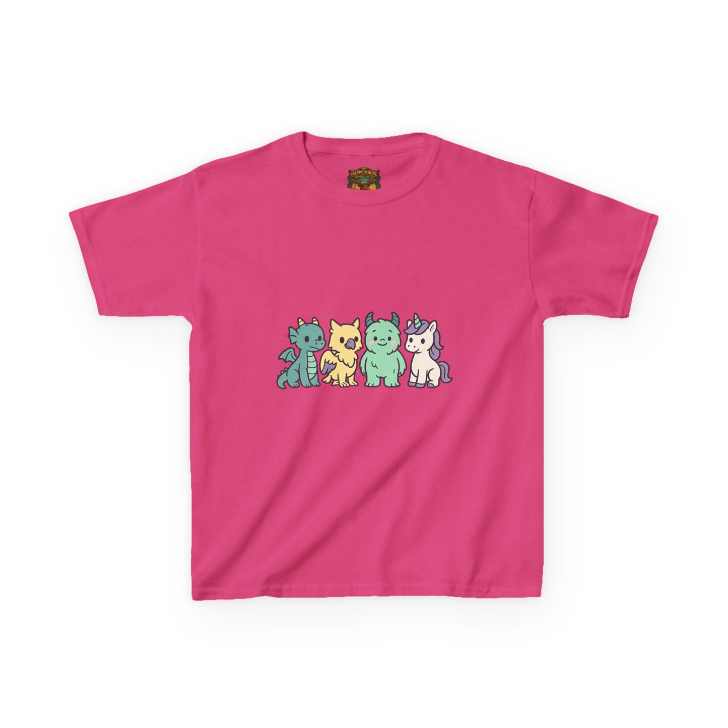 Kids Cat Crew T‑Shirt — Cute Pastel Kittens Graphic Tee for Children