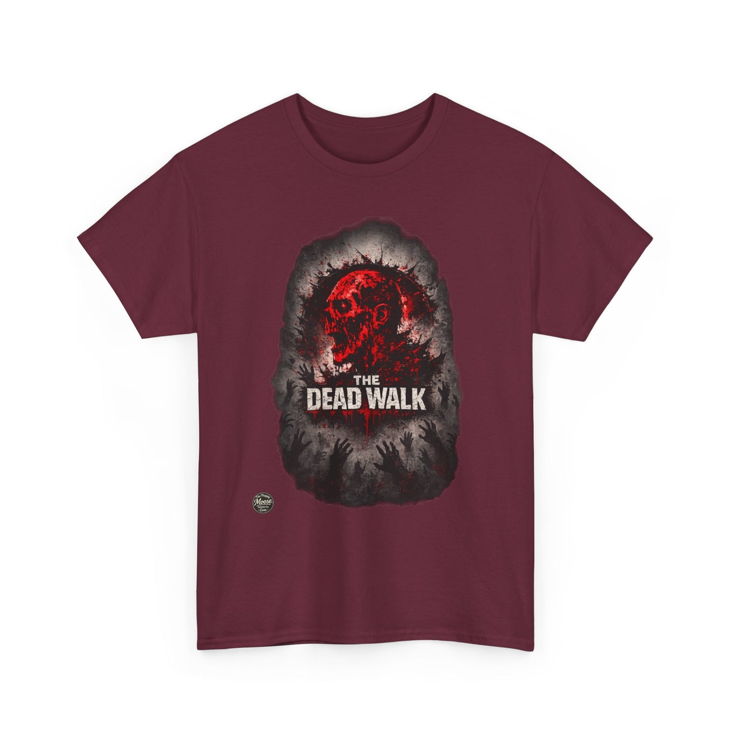 Zombie Graphic Tee — "The Dead Walk" Horror T-Shirt EZ003