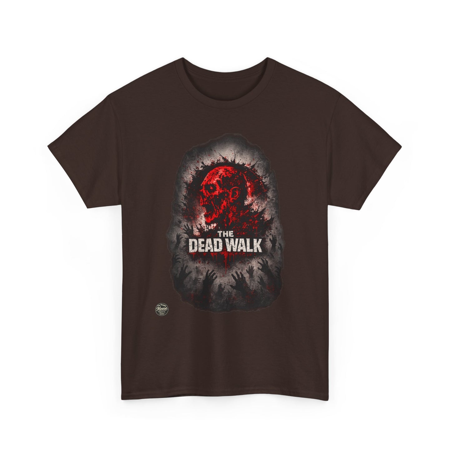 Zombie Graphic Tee — "The Dead Walk" Horror T-Shirt EZ003