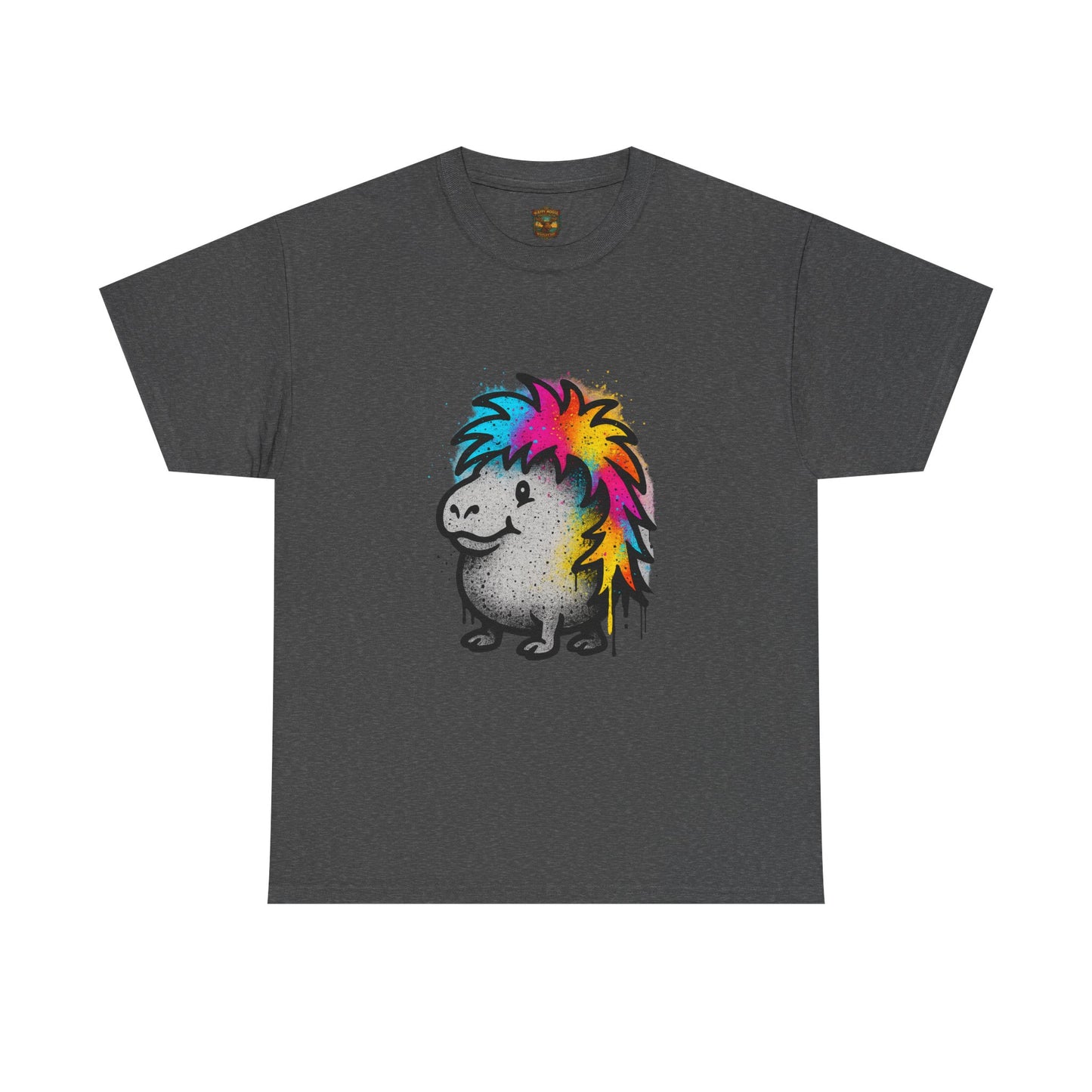Rainbow Mohawk Quokka T-Shirt — Cute Colorful Quokka Tee