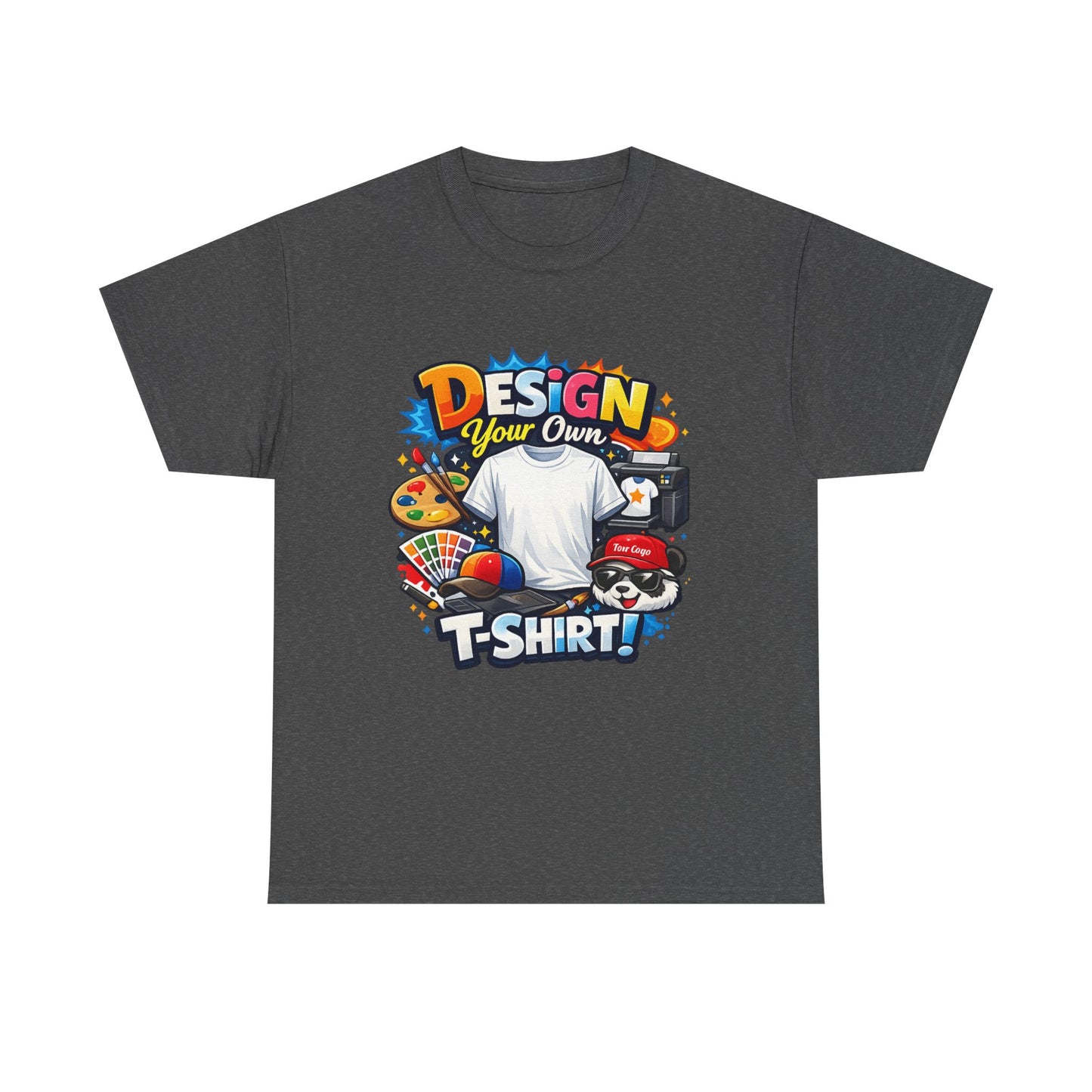 Custom 'Design Your Own' T-Shirt — Personalized Graphic Tee (Front And Rear Print)