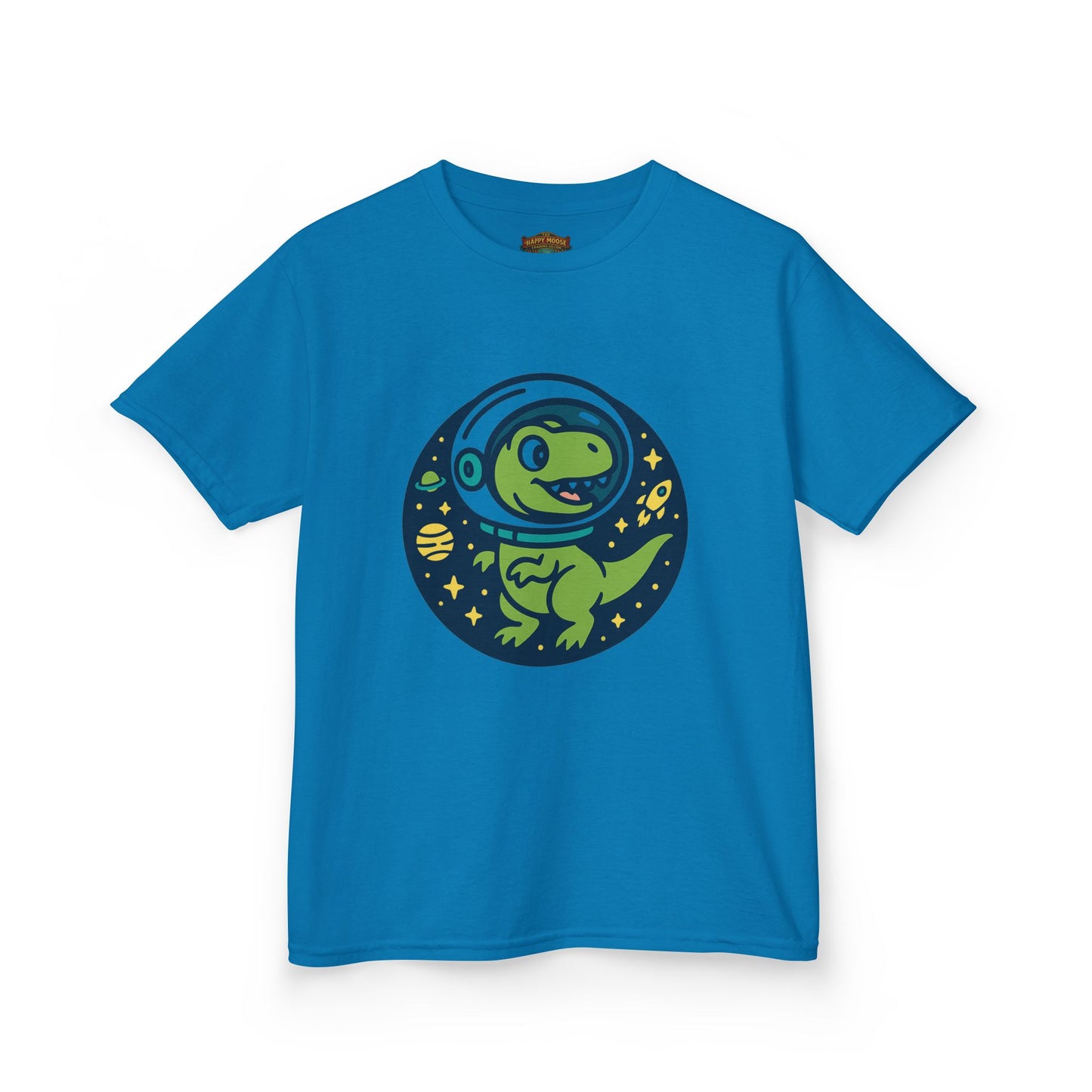Kids Tee — Space Dino Astronaut Graphic