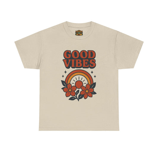Good Vibes T-Shirt | Positive Typography Tee