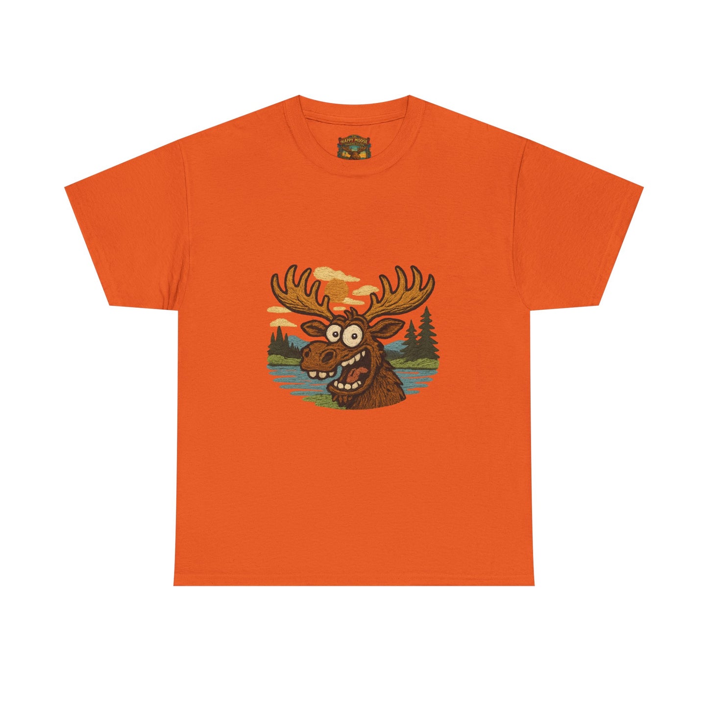 Moose Lake Graphic Tee — Funny Woodland Moose T-Shirt