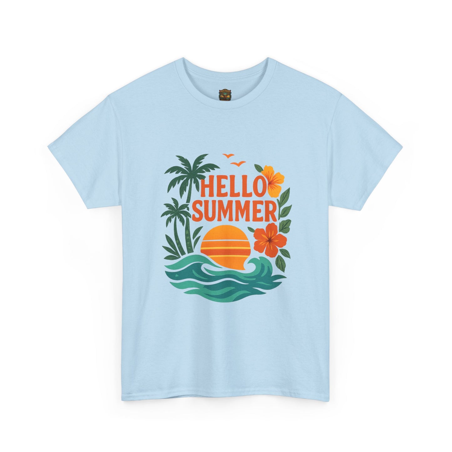Hello Summer T-Shirt | Hello Summer Graphic Tee, Summer Slogan Shirt