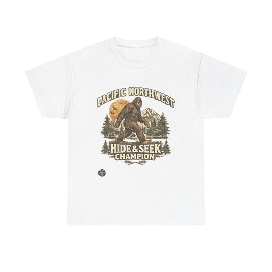 Pacific Northwest Yeti "Hide and Seek Champion" T-Shirt #M002