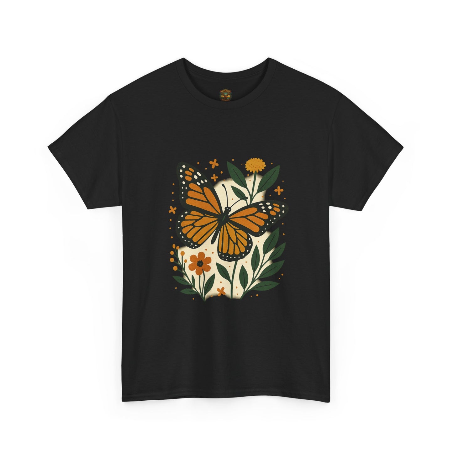 Butterfly T-Shirt — Delicate Monarch Tee for Nature Lovers