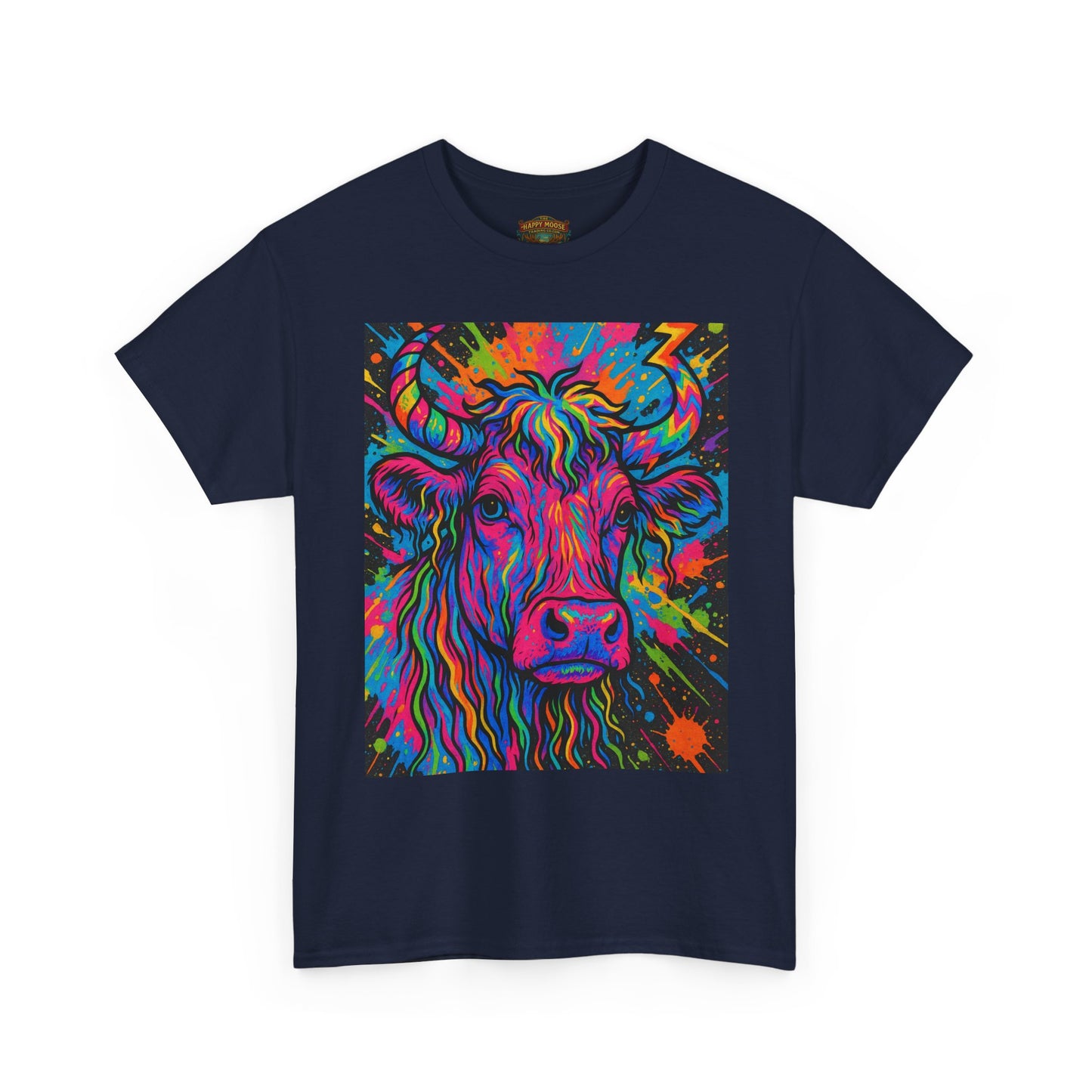 Psychedelic Cow Art Tee