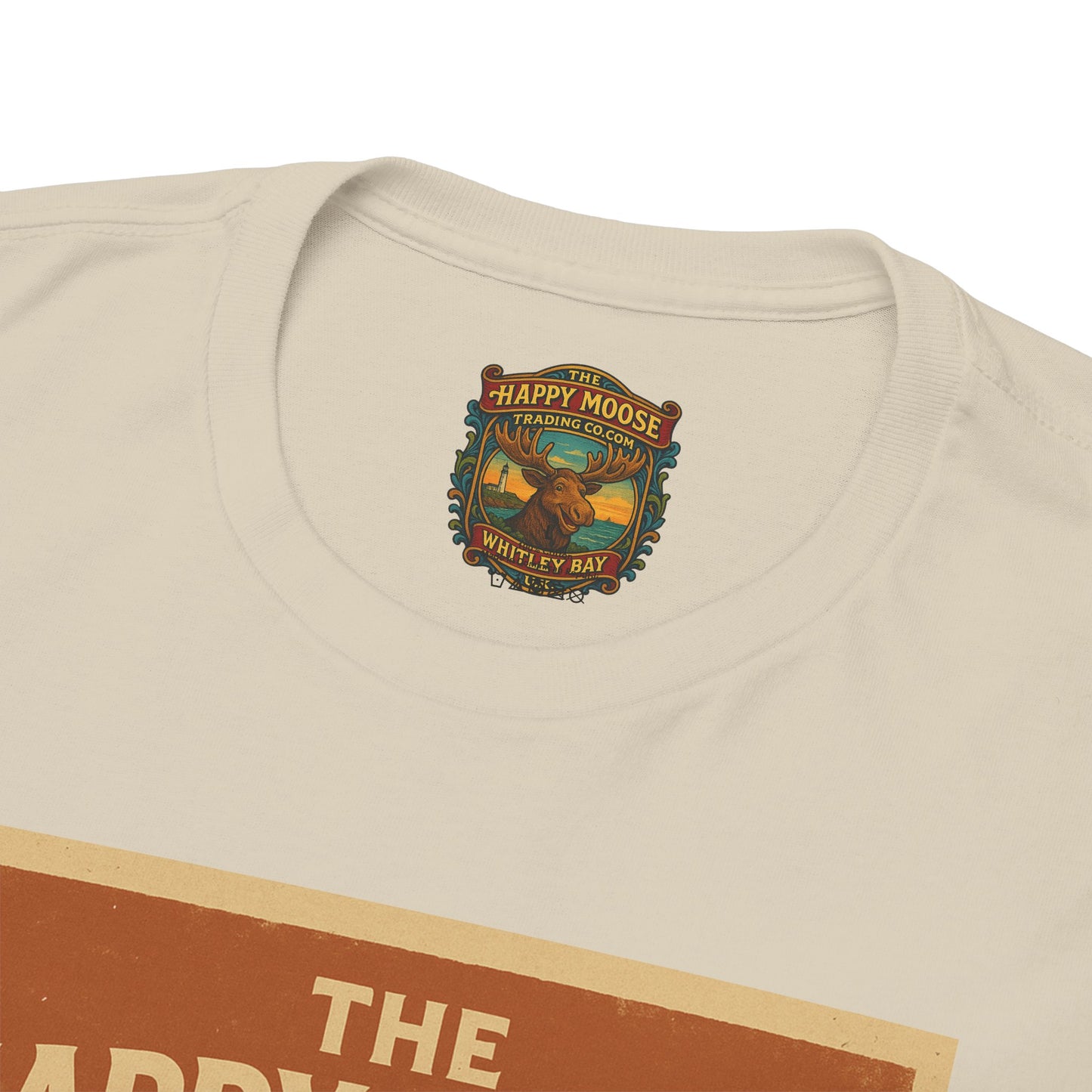 Happy Moose Motorcycle Club T-Shirt | Moose Biker Graphic