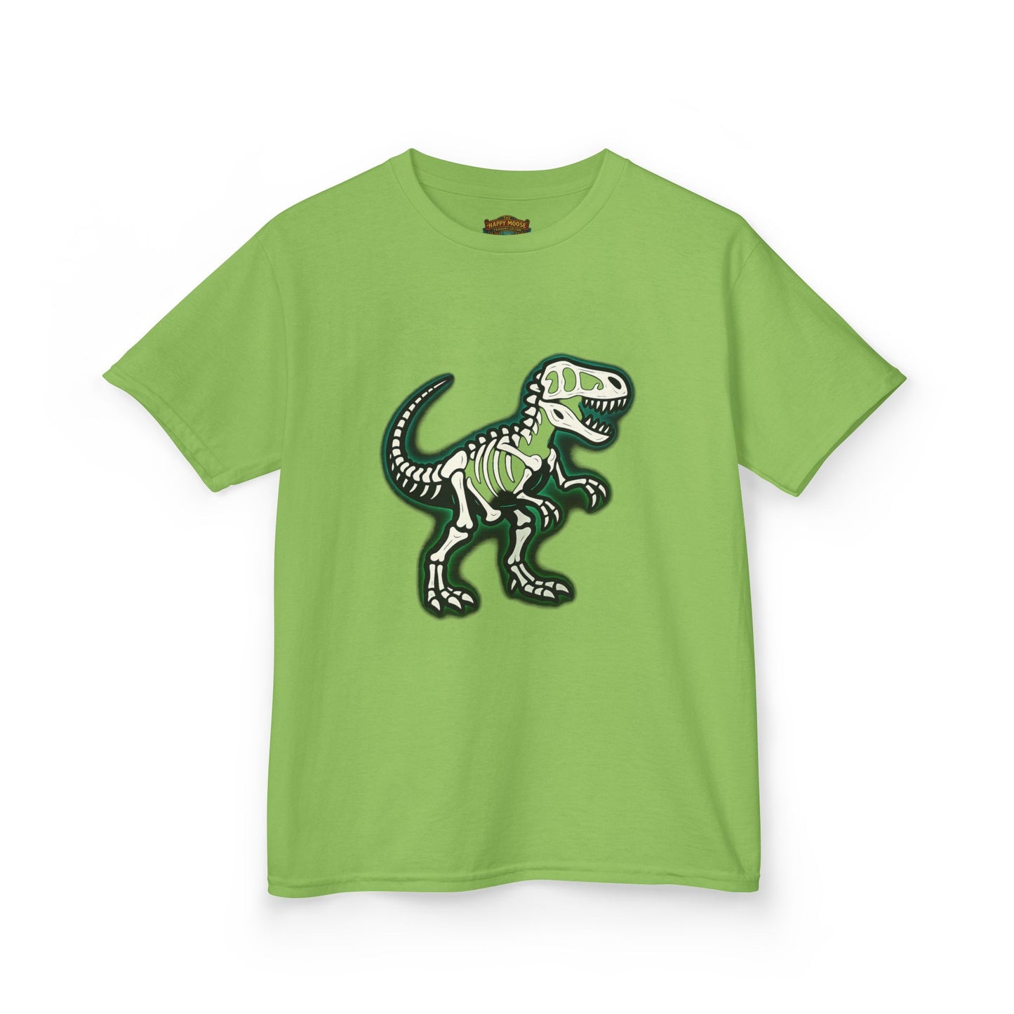 Kids T-Shirt — Dino Skeleton Graphic Tee for Boys & Girls