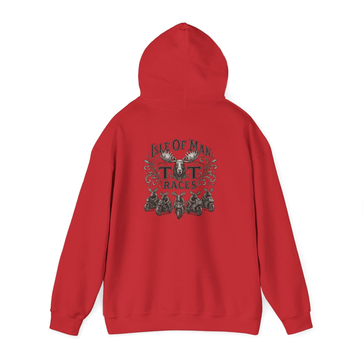Isle of Man TT Races Hoodie – Vintage Motorcycle Racing Graphic