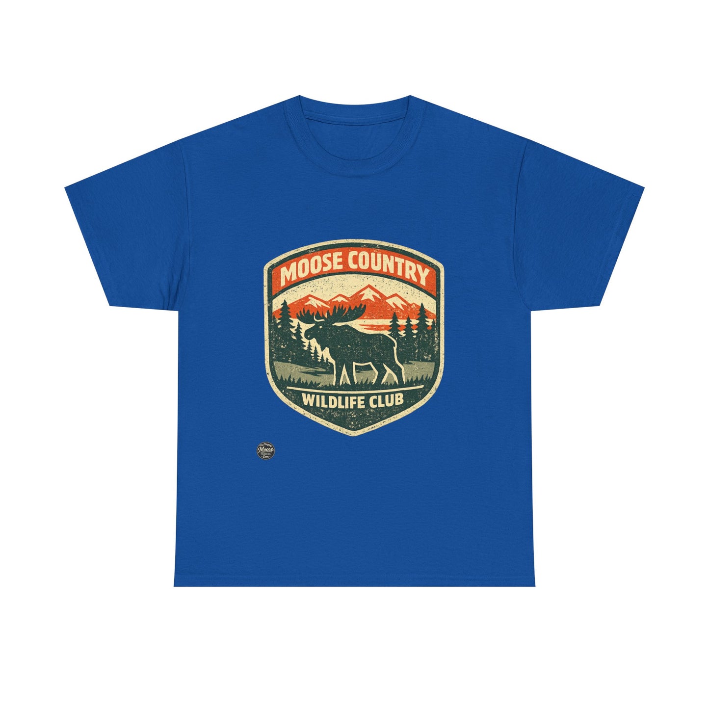 Moose Country Wildlife Club T-Shirt — Outdoor Hunting & Nature Tee