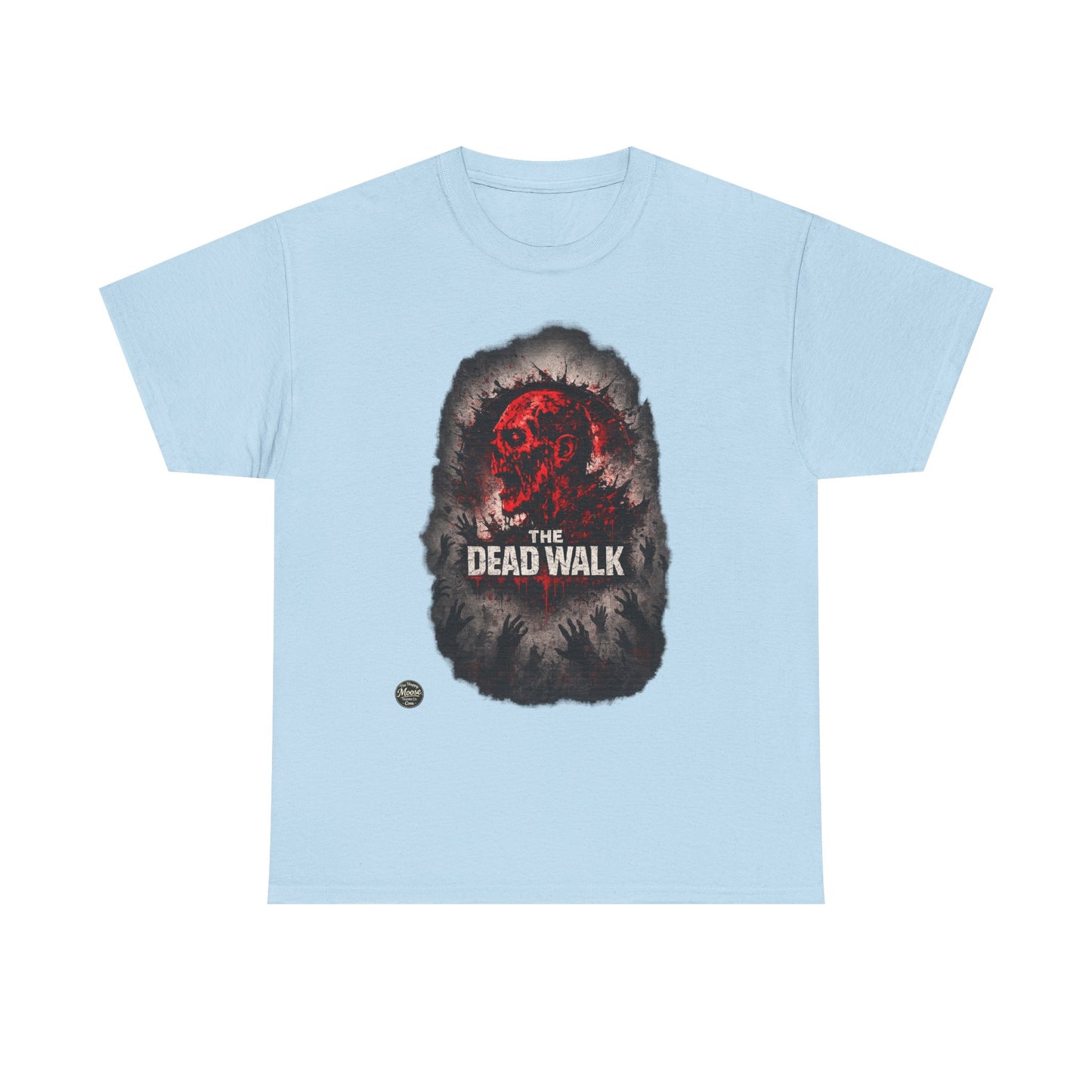Zombie Graphic Tee — "The Dead Walk" Horror T-Shirt EZ003