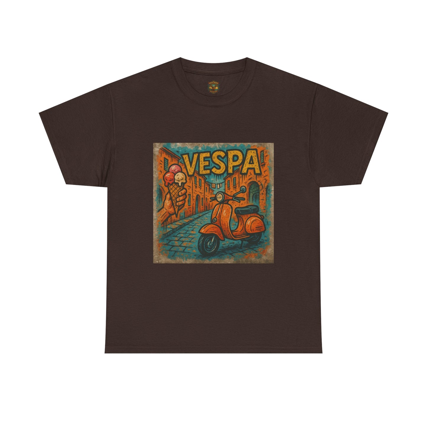 Vintage Scooter Gelato Tee| Vespa Ice Cream Italy T-Shirt