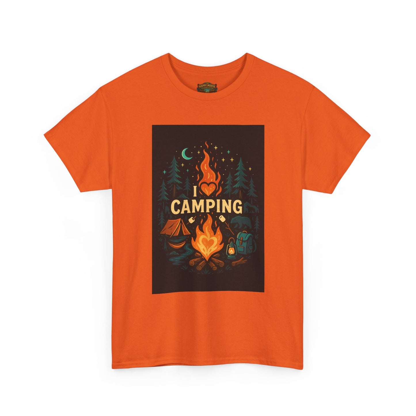 Camping Campfire Graphic Tee | Outdoor Adventure Shirt