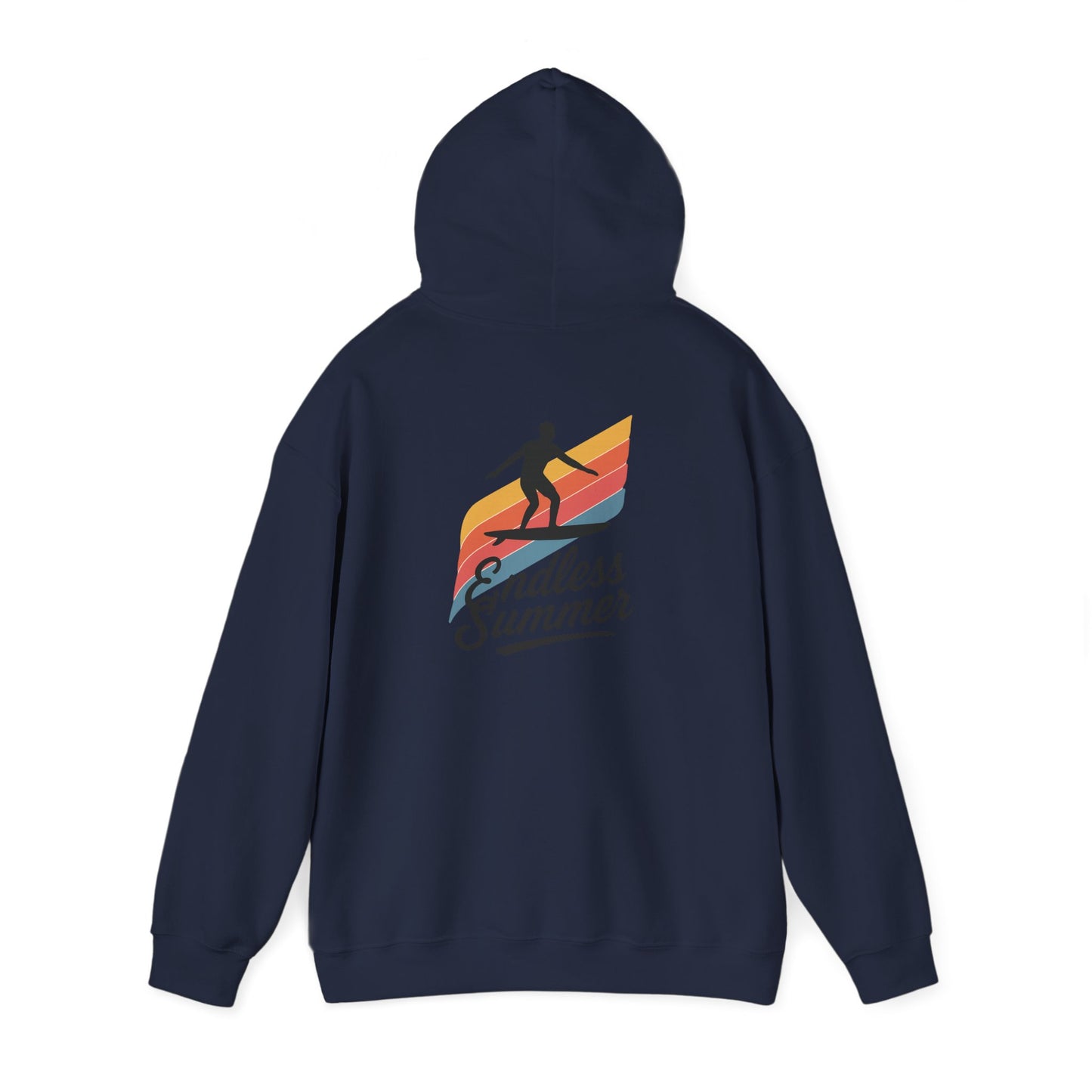 Endless Summer Surf Hoodie — Retro Sunset Skateboard Pullover