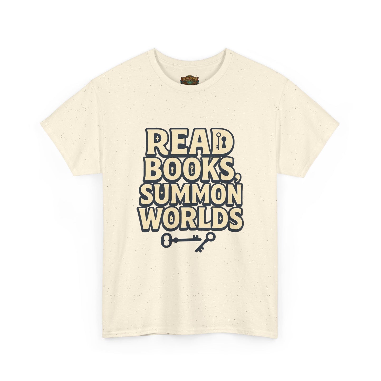 Read Books Summon Worlds T-Shirt — Literary Fantasy Book Lover Tee