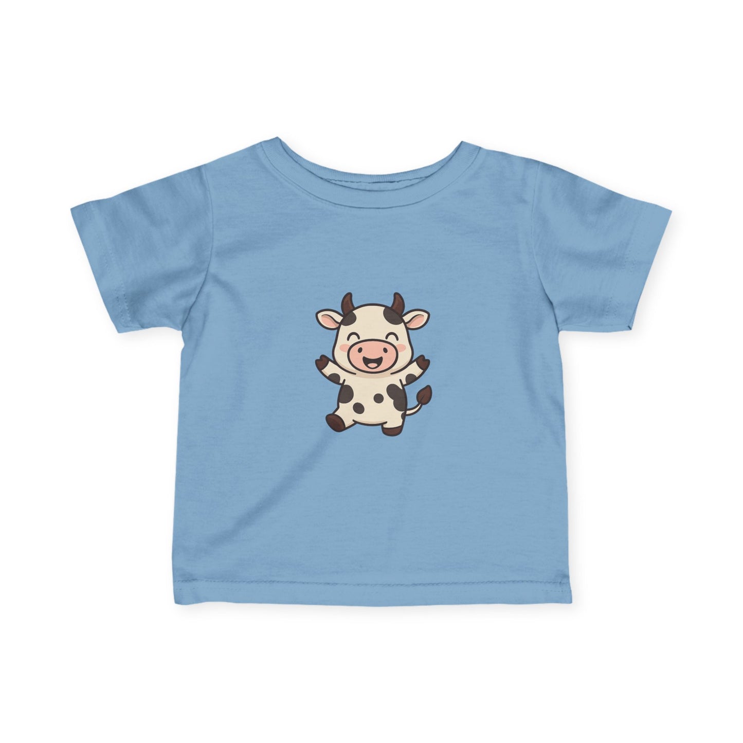 Cute Baby Cow Infant Tee — Adorable Cartoon Calf Bodysuit Shirt