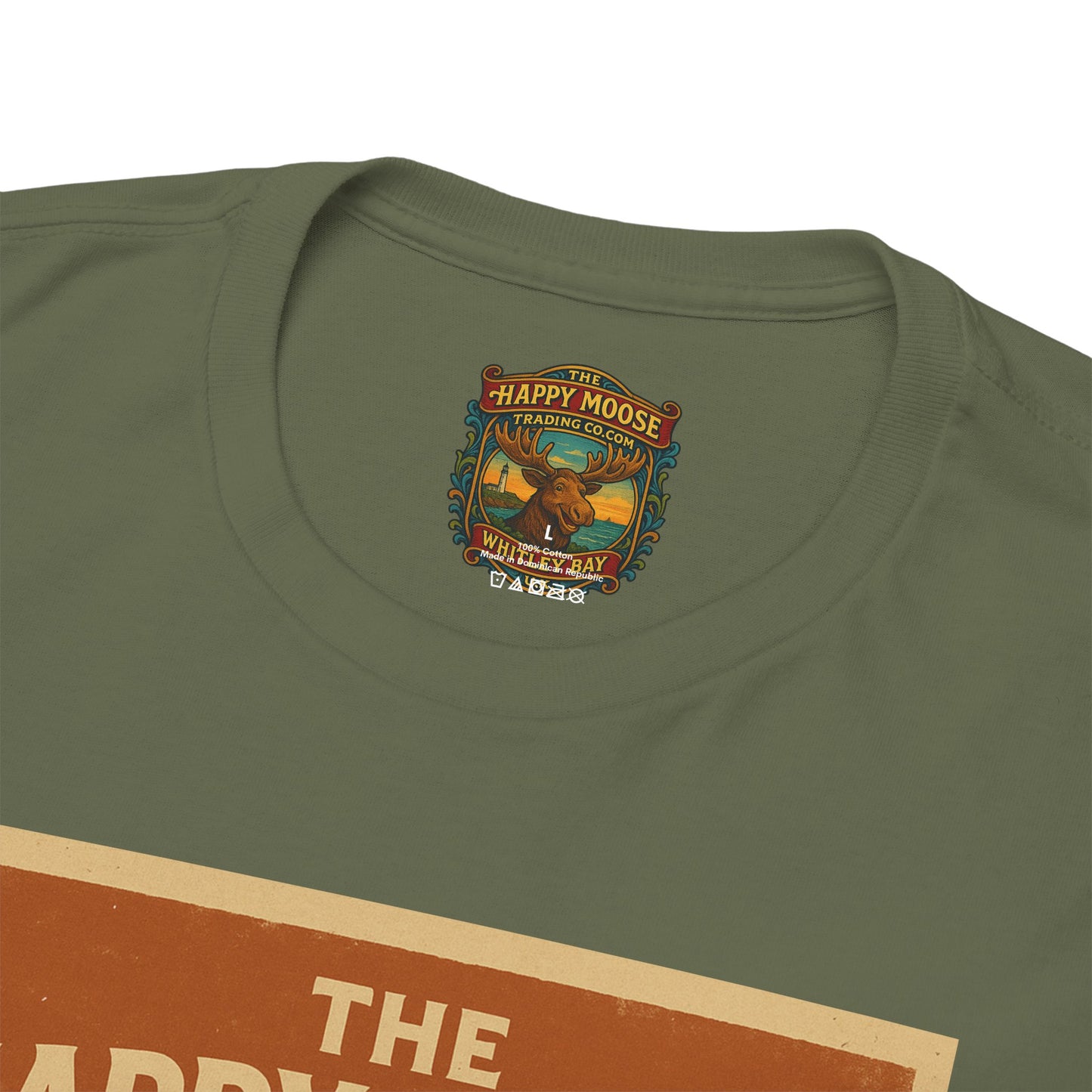 Happy Moose Motorcycle Club T-Shirt | Moose Biker Graphic