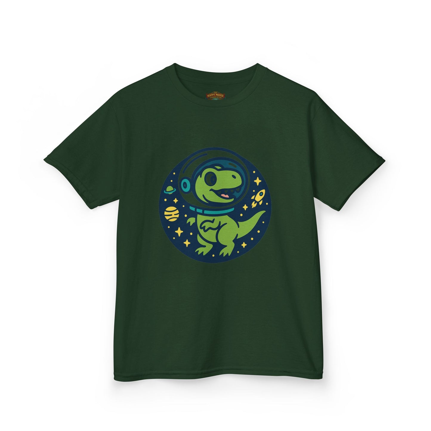 Kids Tee — Space Dino Astronaut Graphic