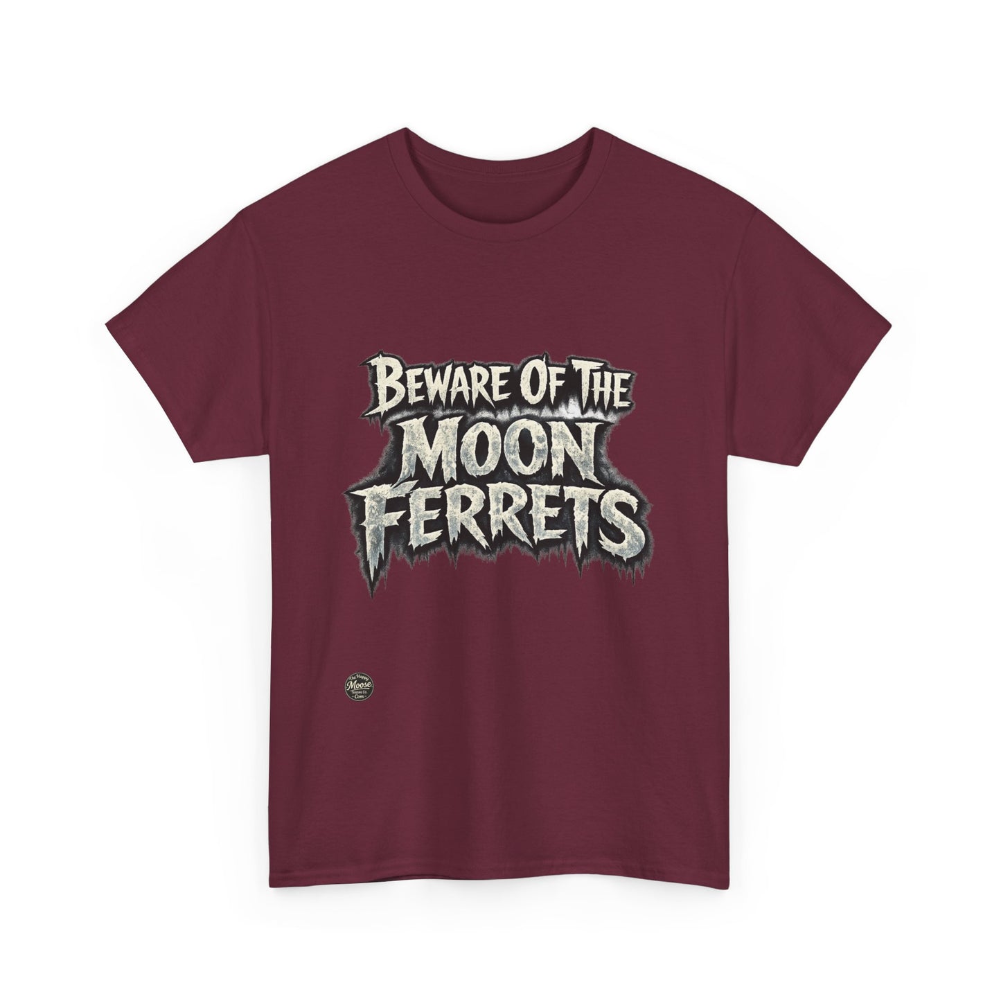 Beware of the Moon Ferrets T-Shirt — Cute Spooky Ferret Graphic Tee