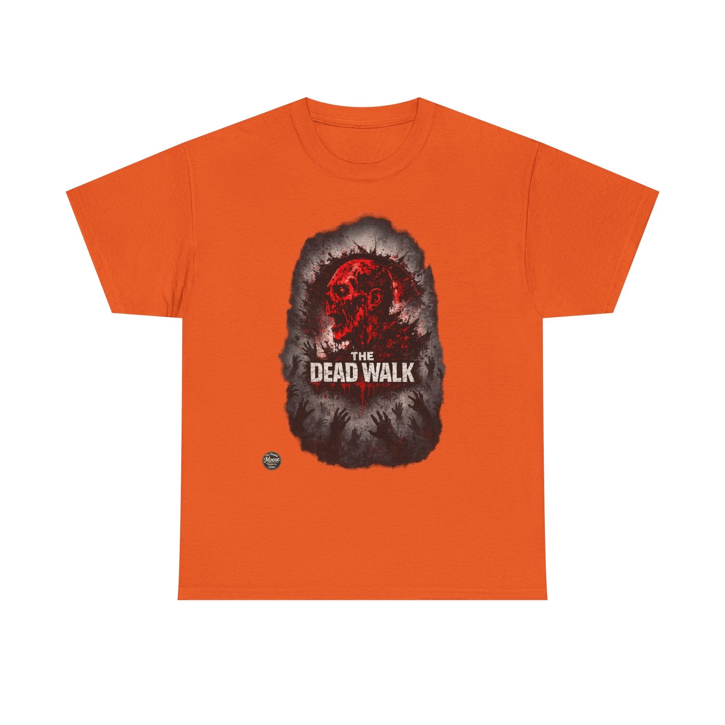 Zombie Graphic Tee — "The Dead Walk" Horror T-Shirt EZ003