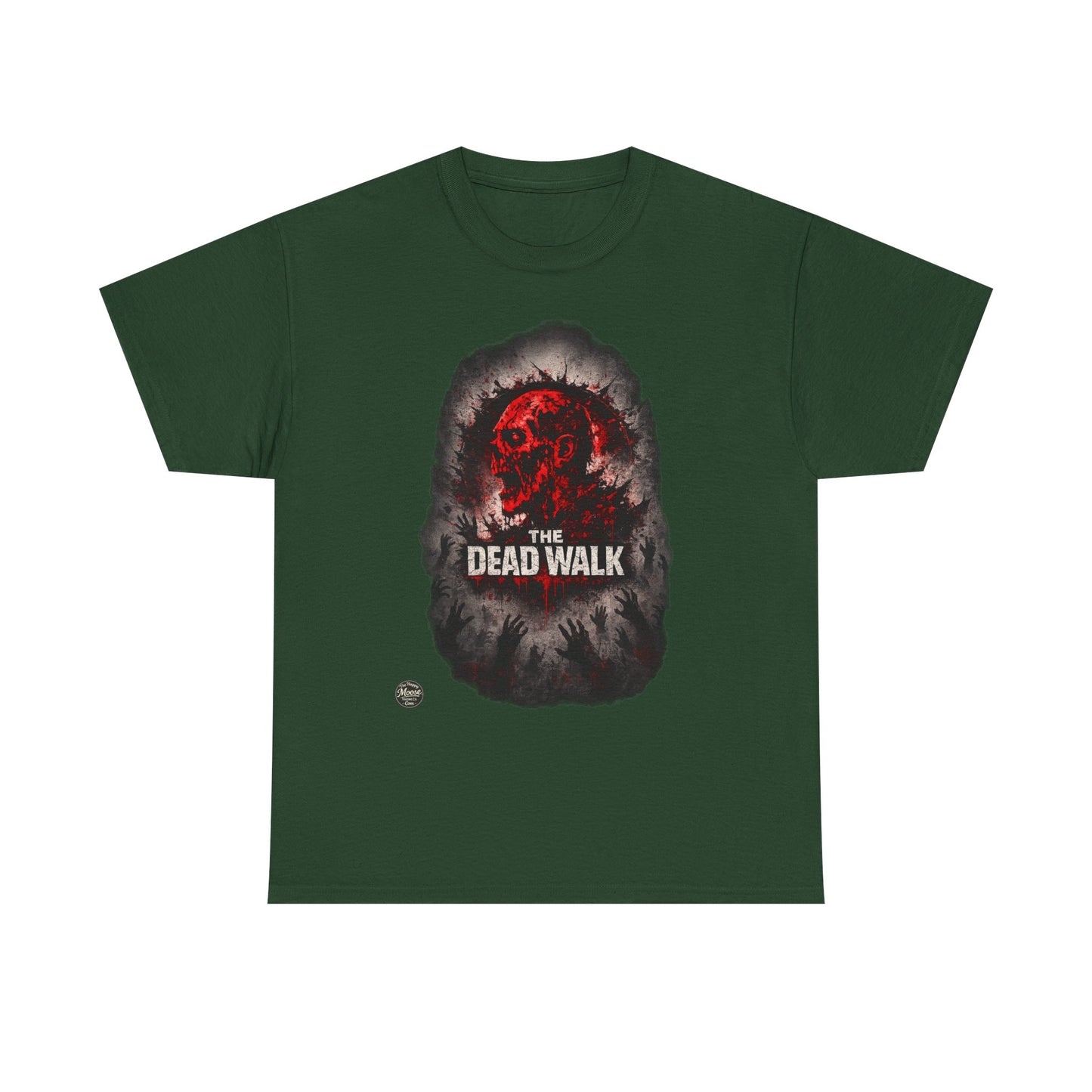 Zombie Graphic Tee — "The Dead Walk" Horror T-Shirt EZ003
