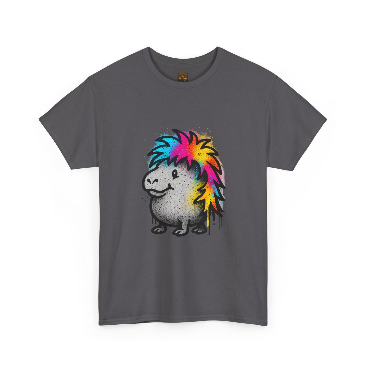 Rainbow Mohawk Quokka T-Shirt — Cute Colorful Quokka Tee