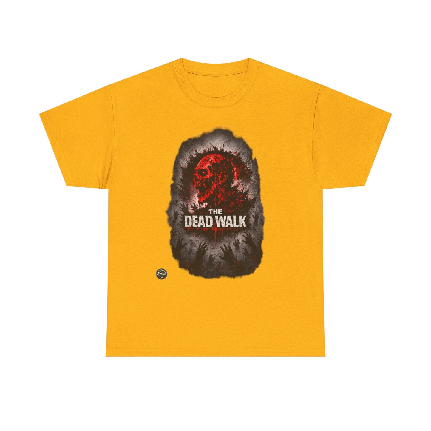 Zombie Graphic Tee — "The Dead Walk" Horror T-Shirt EZ003
