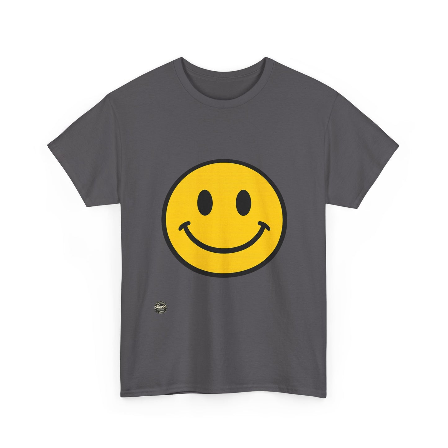 Smiley Face Graphic Tee — Retro Happy Emoji T-Shirt