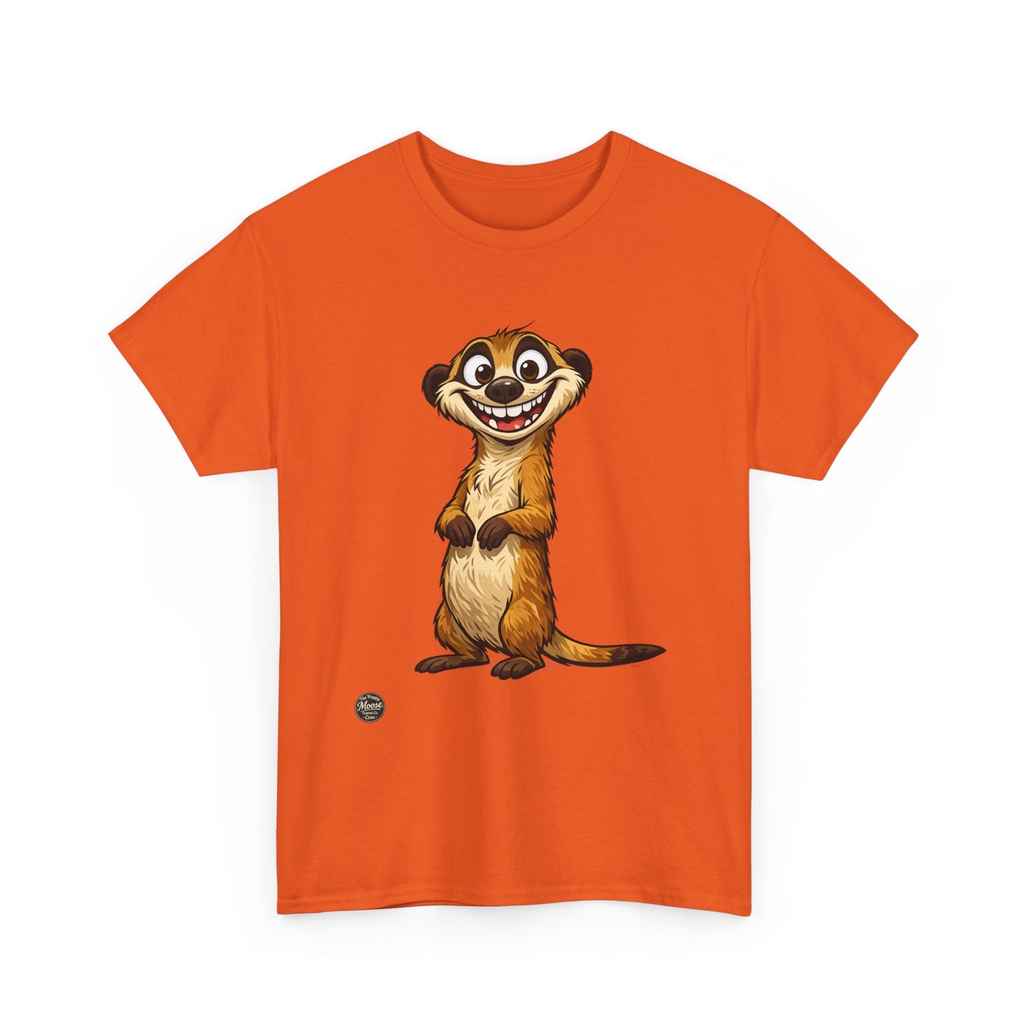 Meerkat Cute Cartoon T-Shirt — Playful Wildlife Tee