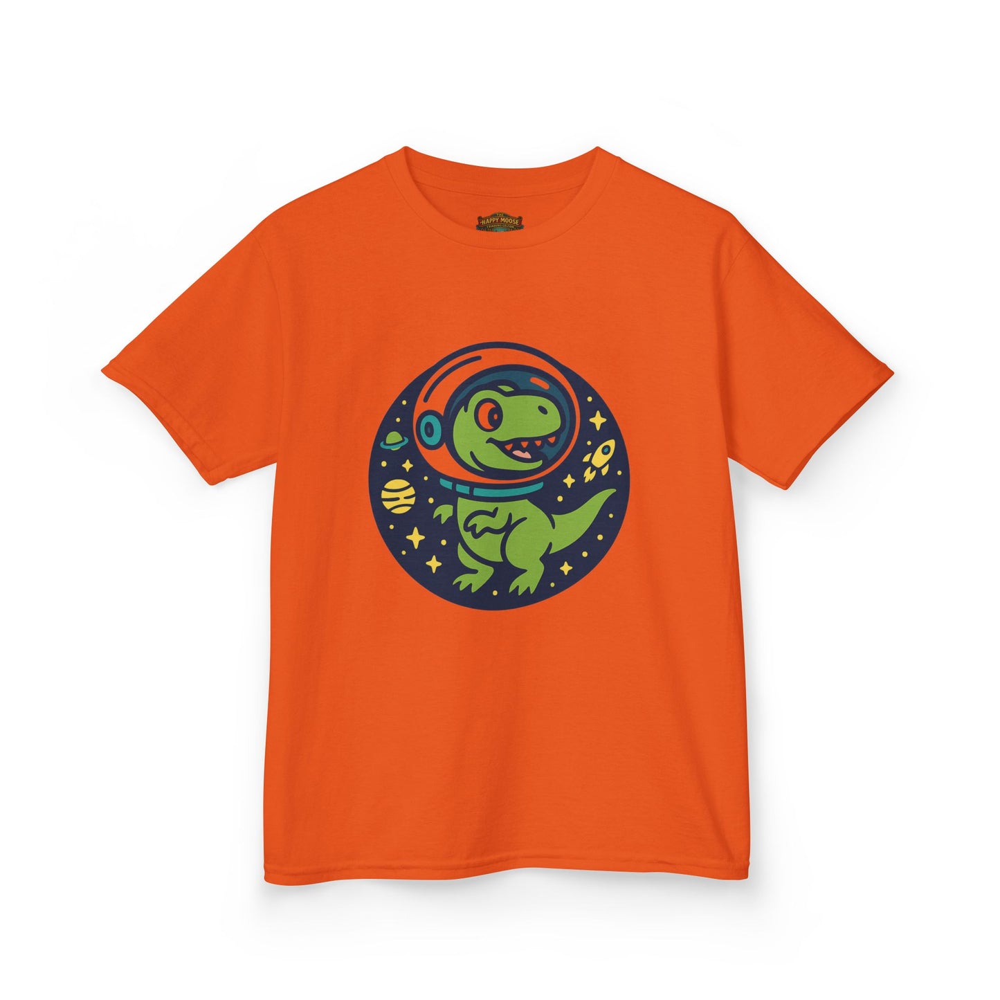 Kids Tee — Space Dino Astronaut Graphic