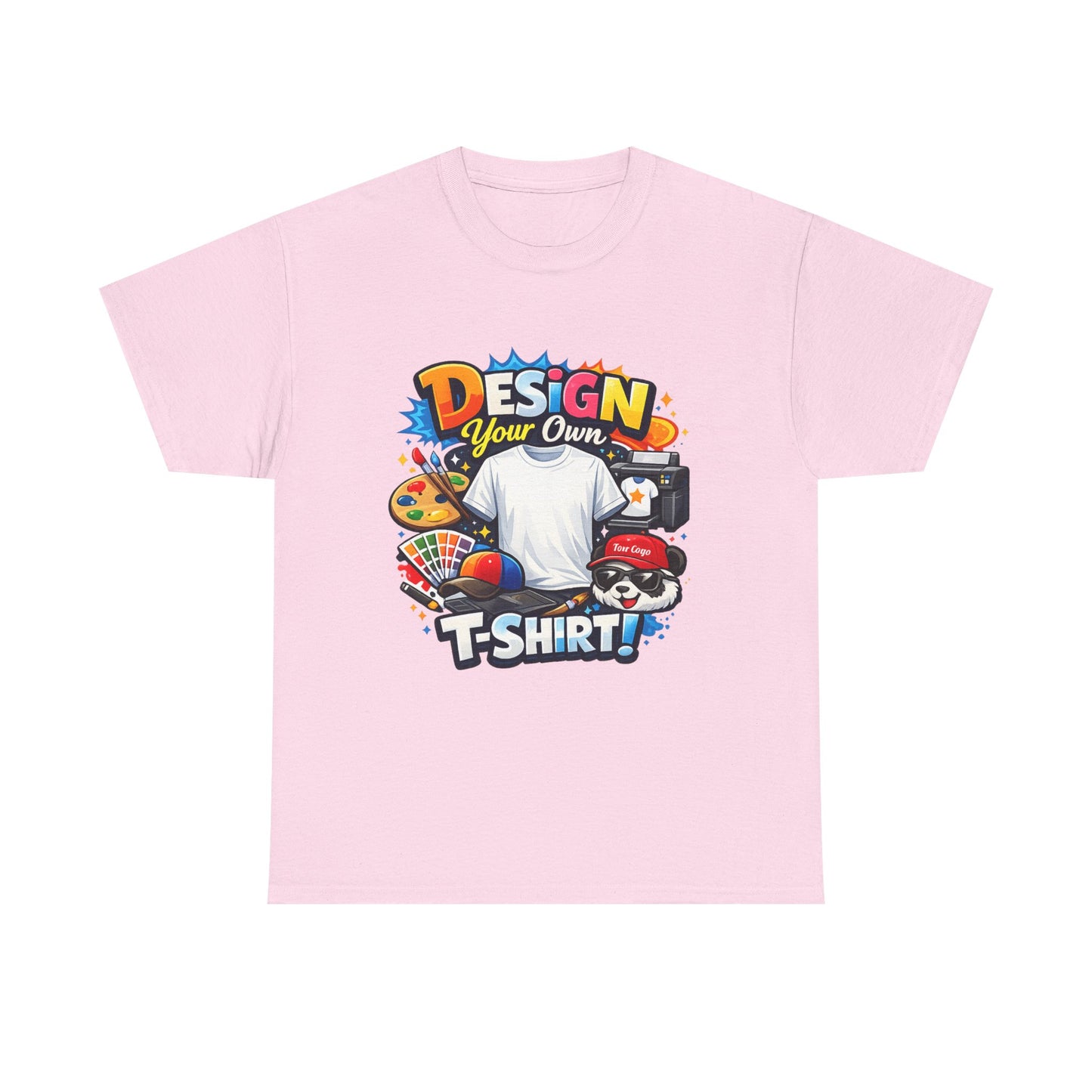 Custom 'Design Your Own' T-Shirt — Personalized Graphic Tee (Front And Rear Print)