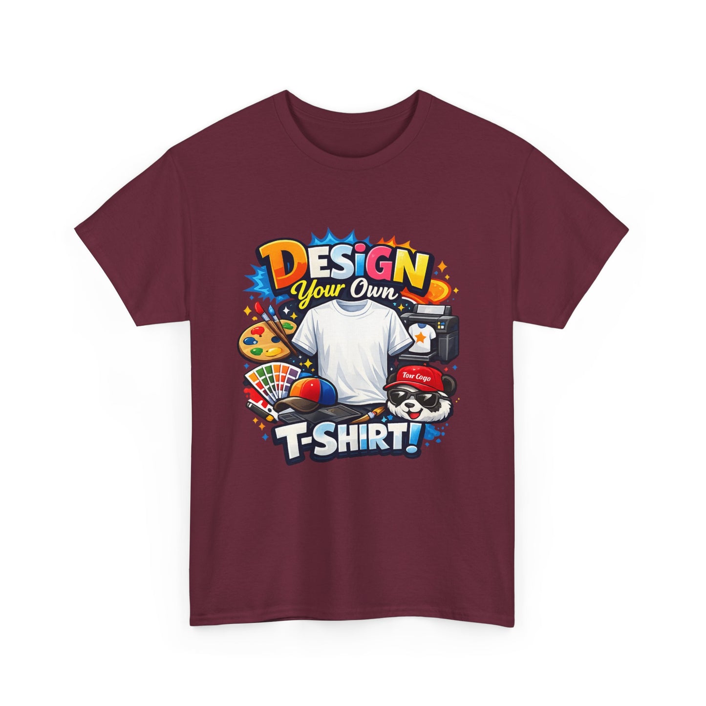 Custom 'Design Your Own' T-Shirt — Personalized Graphic Tee (Front Print)