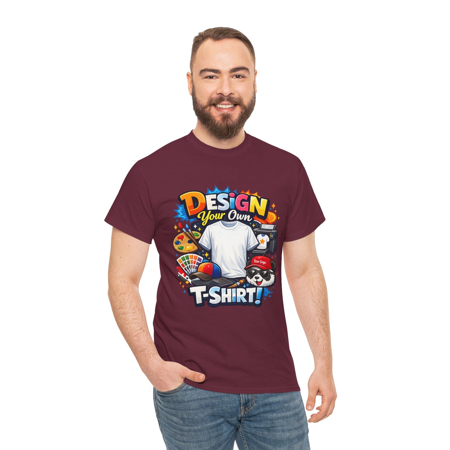Custom 'Design Your Own' T-Shirt — Personalized Graphic Tee (Front Print)