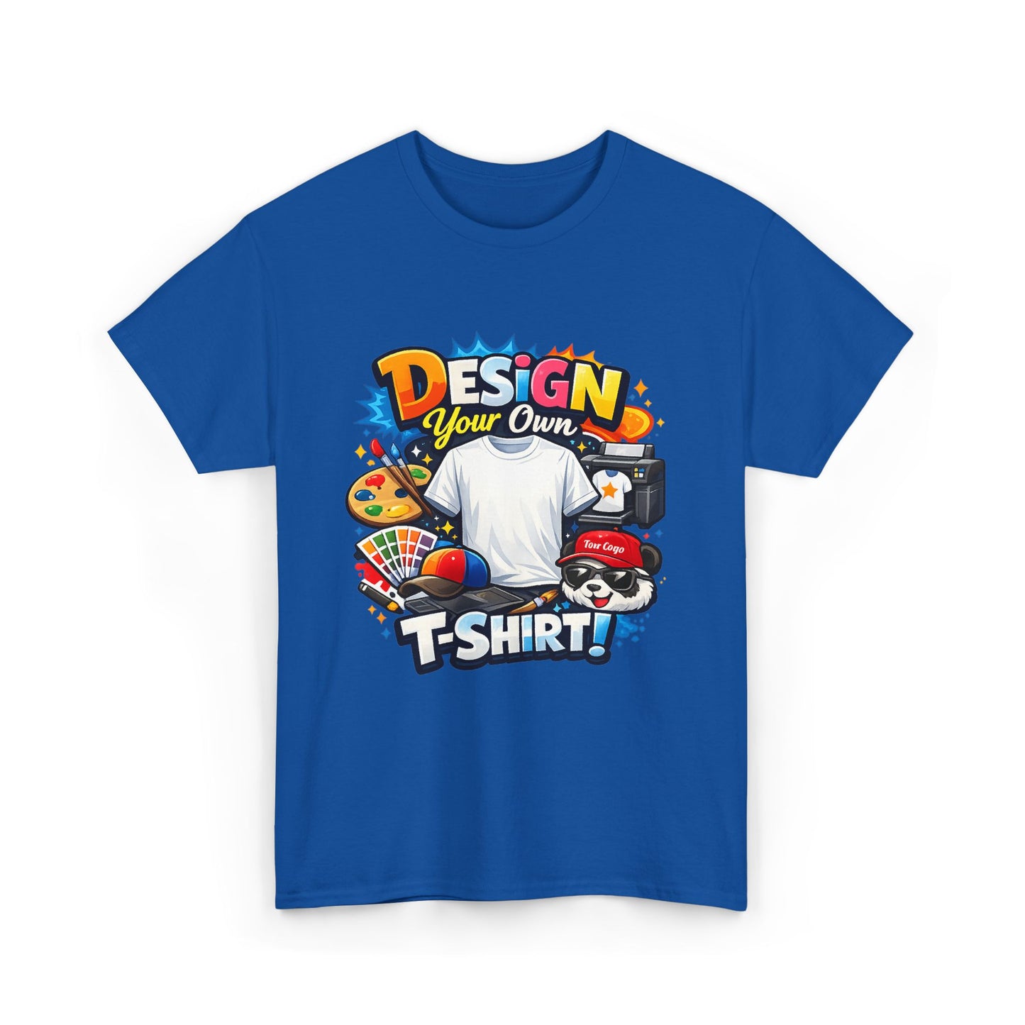 Custom 'Design Your Own' T-Shirt — Personalized Graphic Tee (Front And Rear Print)