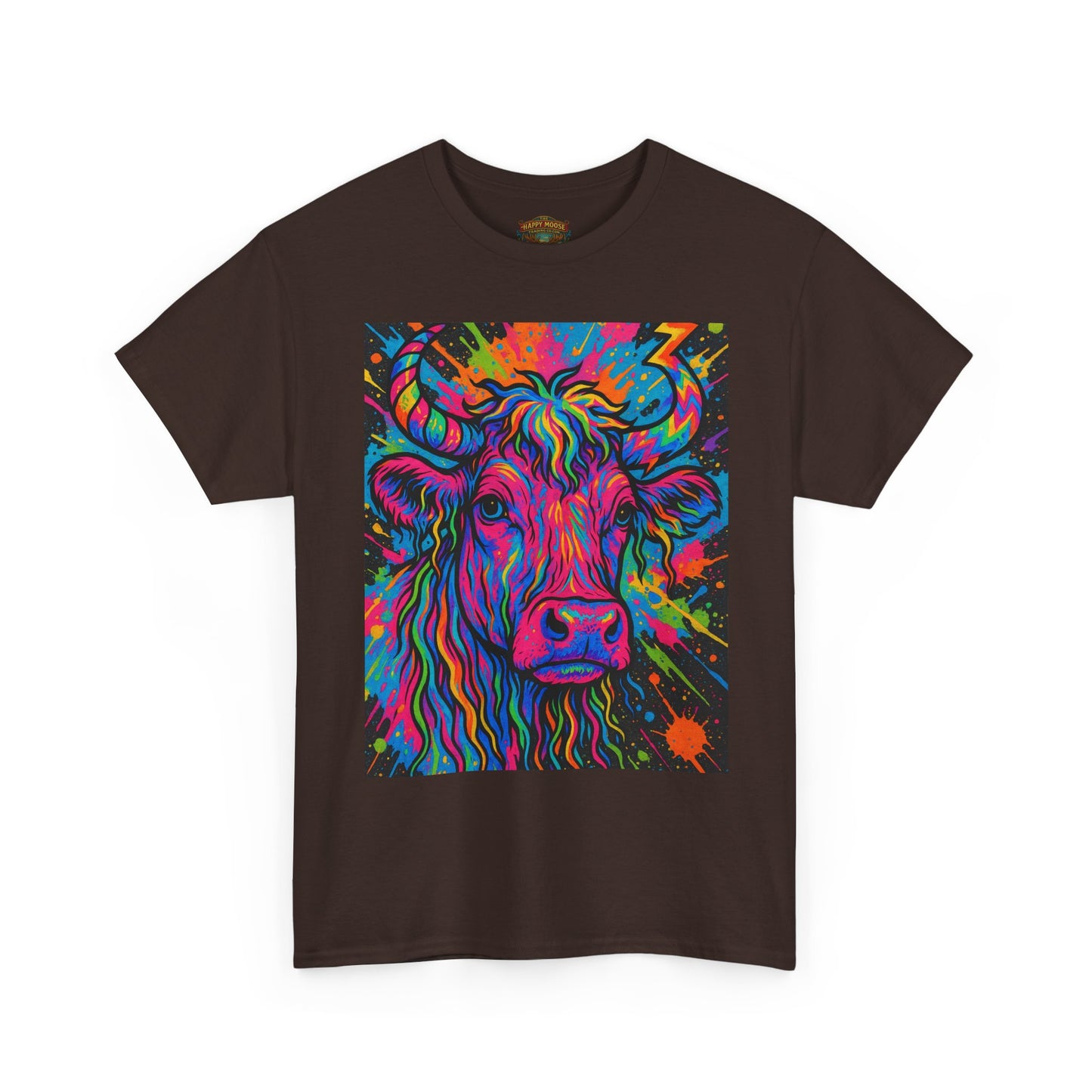 Psychedelic Cow Art Tee