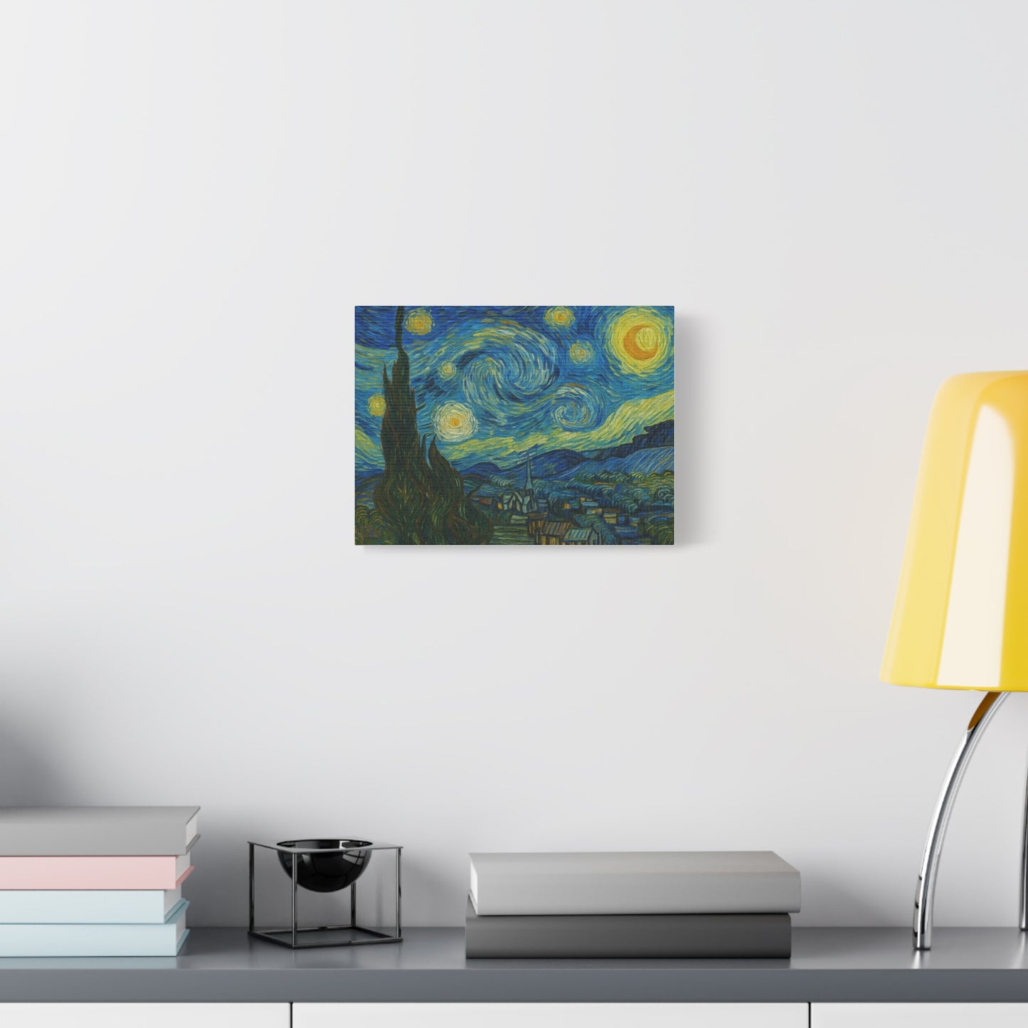 Starry Night Matte Canvas Print — Stretched 1.25" Wall Art
