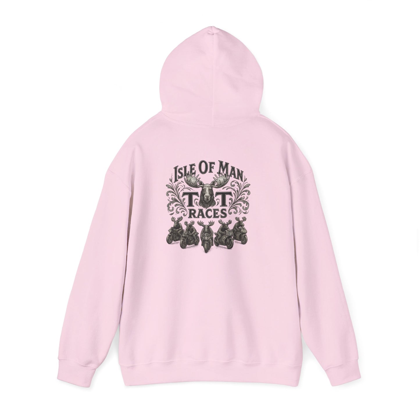 Isle of Man TT Races Hoodie – Vintage Motorcycle Racing Graphic