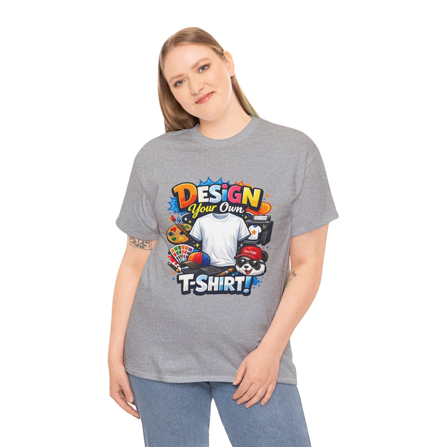 Custom 'Design Your Own' T-Shirt — Personalized Graphic Tee (Front Print)