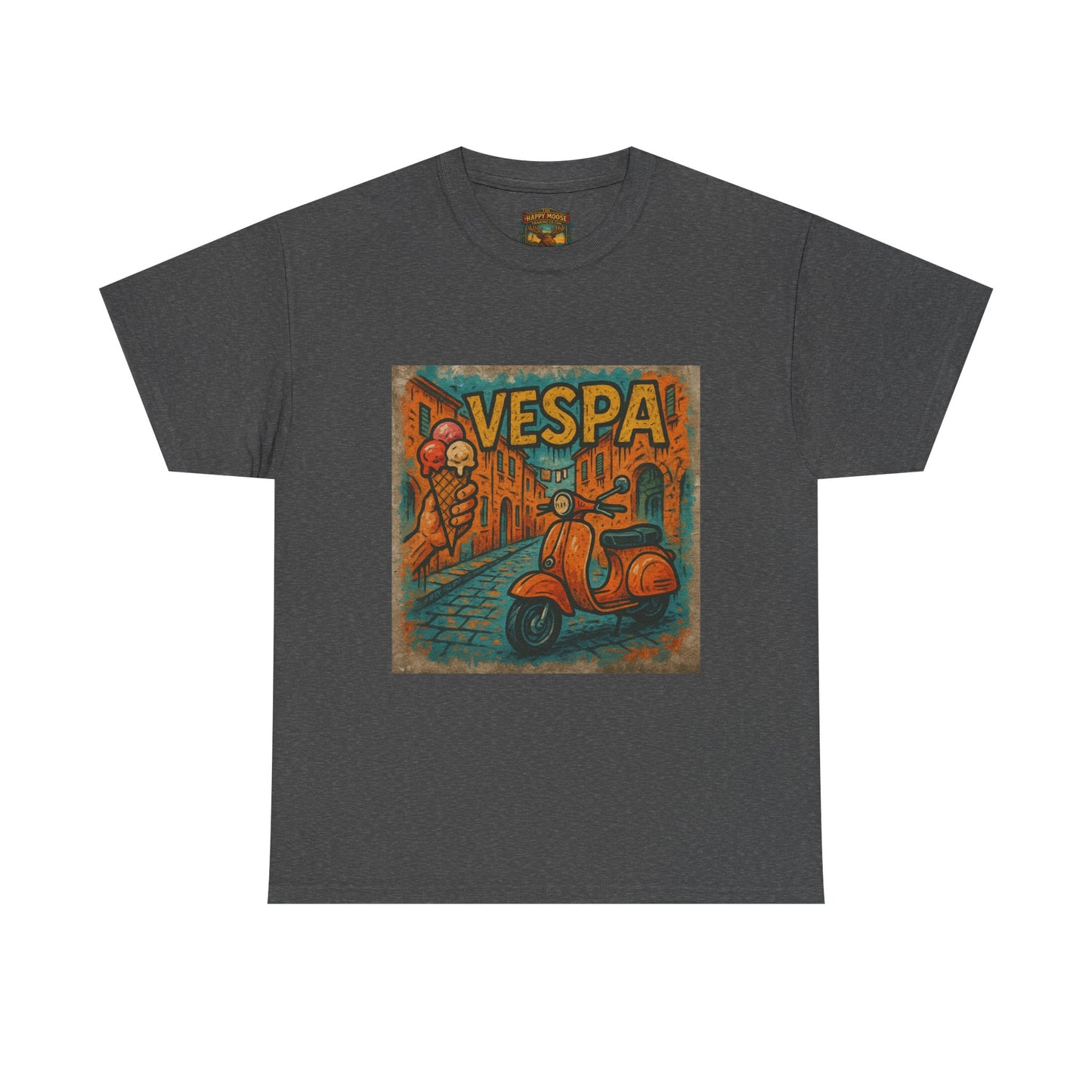 Vintage Scooter Gelato Tee| Vespa Ice Cream Italy T-Shirt
