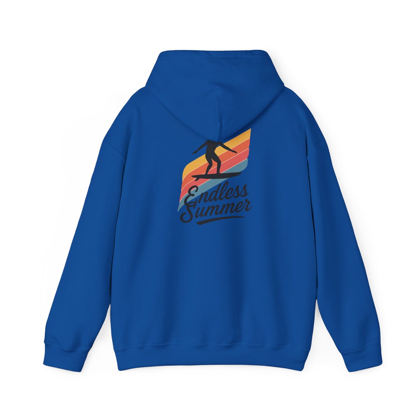 Endless Summer Surf Hoodie — Retro Sunset Skateboard Pullover