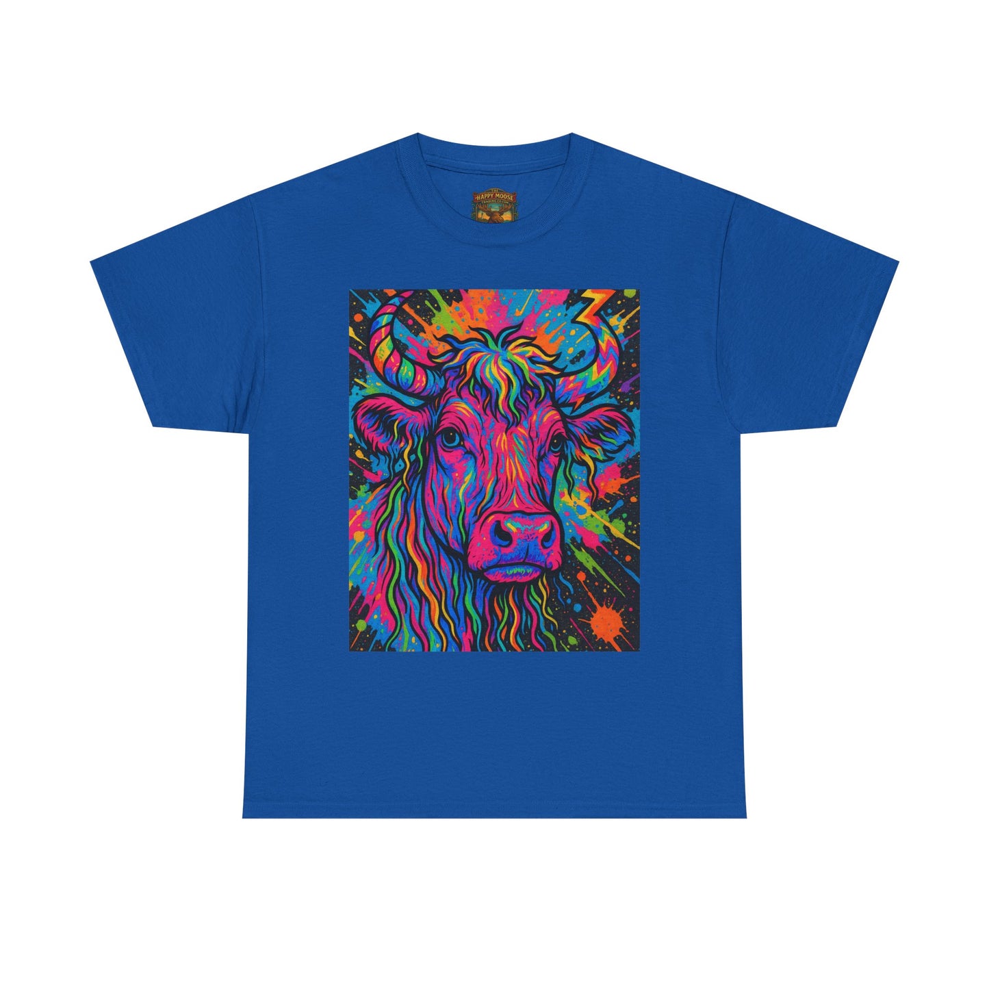 Psychedelic Cow Art Tee